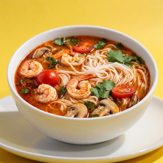 Tom Yum Soup with Noodle.