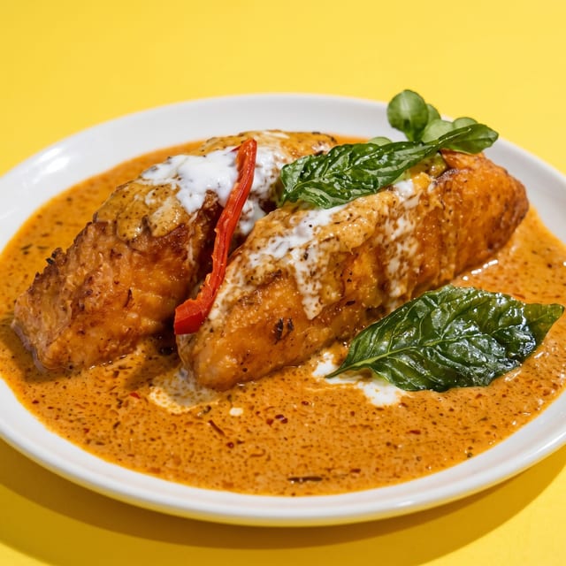 Salmon Panang.