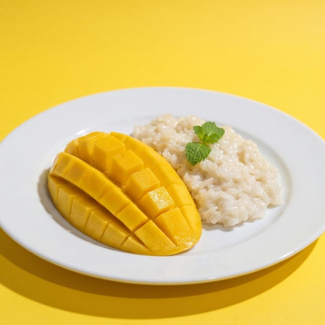 Mango with Sticky Rice.