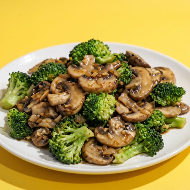Broccoli with Oyster Sauce.